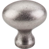 Top Knobs - Egg Knob 1 1/4 Inch Pewter Antique - Pewter Antique