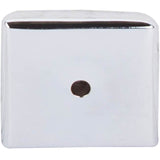 Top Knobs - Aspen II Square Backplate 1 1/4 Inch Polished Chrome - Polished Chrome