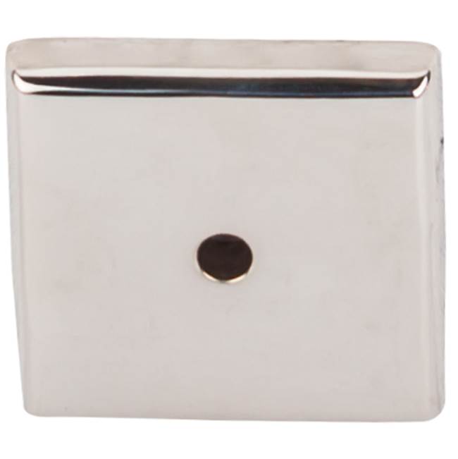Top Knobs - Aspen II Square Backplate 1 1/4 Inch Polished Nickel - Polished Nickel