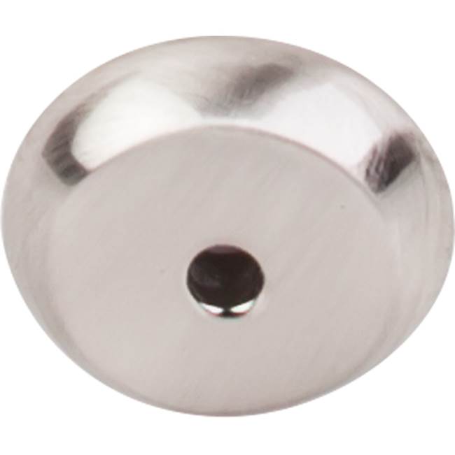 Top Knobs - Aspen II Round Backplate 7/8 Inch Brushed Satin Nickel - Brushed Satin Nickel
