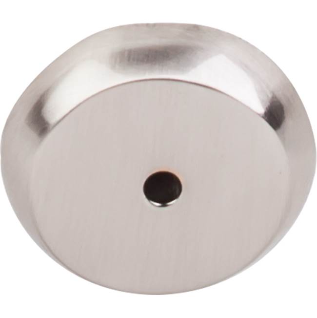 Top Knobs - Aspen II Round Backplate 1 1/4 Inch Brushed Satin Nickel - Brushed Satin Nickel