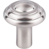 Top Knobs - Aspen II Button Knob 1 1/4 Inch Brushed Satin Nickel - Brushed Satin Nickel