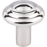Top Knobs - Aspen II Button Knob 1 1/4 Inch Polished Nickel - Polished Nickel