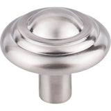 Top Knobs - Aspen II Button Knob 1 3/4 Inch Brushed Satin Nickel - Brushed Satin Nickel