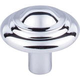 Top Knobs - Aspen II Button Knob 1 3/4 Inch Polished Chrome - Polished Chrome