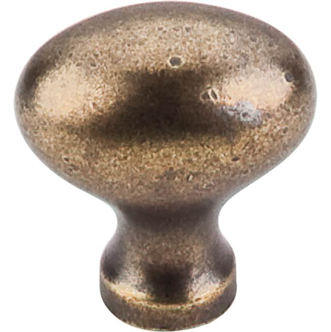 Top Knobs - Egg Knob 1 1/4 Inch German Bronze - German Bronze