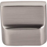 Top Knobs - Aspen II Flat Sided Knob 7/8 Inch (c-c) Brushed Satin Nickel - Brushed Satin Nickel