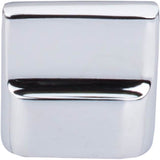 Top Knobs - Aspen II Flat Sided Knob 7/8 Inch (c-c) Polished Chrome - Polished Chrome