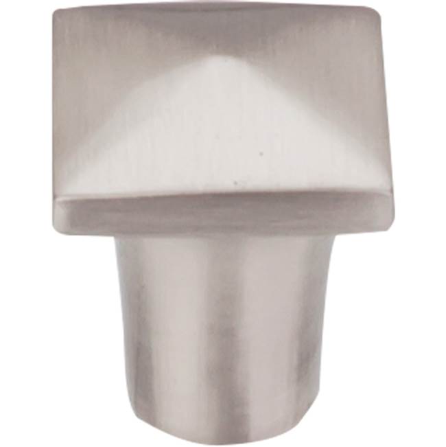 Top Knobs - Aspen II Square Knob 3/4 Inch Brushed Satin Nickel - Brushed Satin Nickel