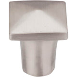 Top Knobs - Aspen II Square Knob 3/4 Inch Brushed Satin Nickel - Brushed Satin Nickel