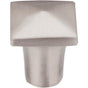 Top Knobs - Aspen II Square Knob 3/4 Inch Brushed Satin Nickel - Brushed Satin Nickel
