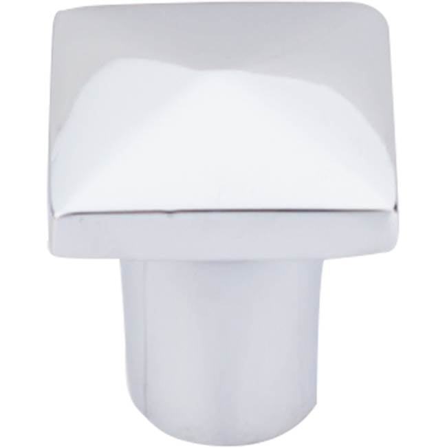 Top Knobs - Aspen II Square Knob 3/4 Inch Polished Chrome - Polished Chrome