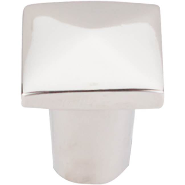 Top Knobs - Aspen II Square Knob 3/4 Inch Polished Nickel - Polished Nickel