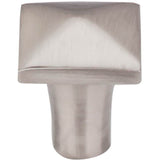 Top Knobs - Aspen II Square Knob 7/8 Inch Brushed Satin Nickel - Brushed Satin Nickel