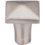 Top Knobs - Aspen II Square Knob 7/8 Inch Brushed Satin Nickel - Brushed Satin Nickel