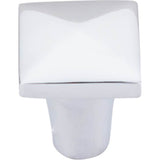 Top Knobs - Aspen II Square Knob 7/8 Inch Polished Chrome - Polished Chrome
