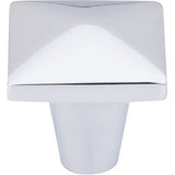 Top Knobs - Aspen II Square Knob 1 1/4 Inch Polished Chrome - Polished Chrome