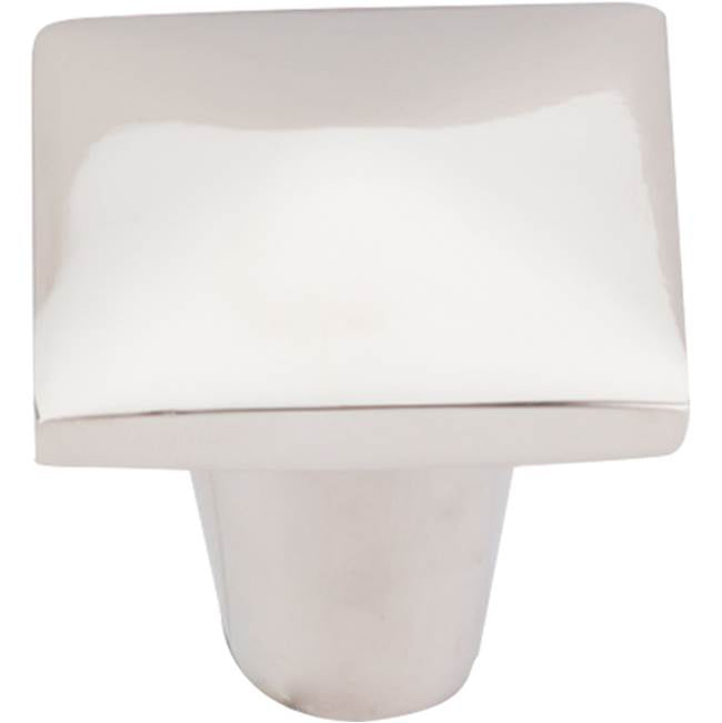 Top Knobs - Aspen II Square Knob 1 1/4 Inch Polished Nickel - Polished Nickel