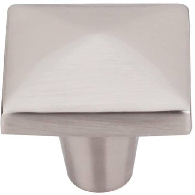 Top Knobs - Aspen II Square Knob 1 1/2 Inch Brushed Satin Nickel - Brushed Satin Nickel