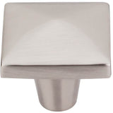 Top Knobs - Aspen II Square Knob 1 1/2 Inch Brushed Satin Nickel - Brushed Satin Nickel