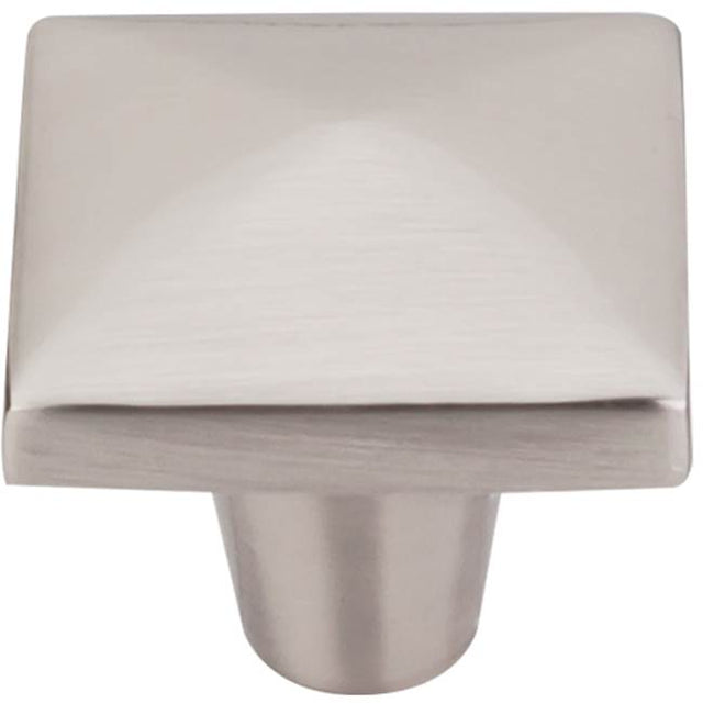 Top Knobs - Aspen II Square Knob 1 1/2 Inch Brushed Satin Nickel - Brushed Satin Nickel