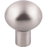 Top Knobs - Aspen II Small Egg Knob 1 3/16 Inch Brushed Satin Nickel - Brushed Satin Nickel