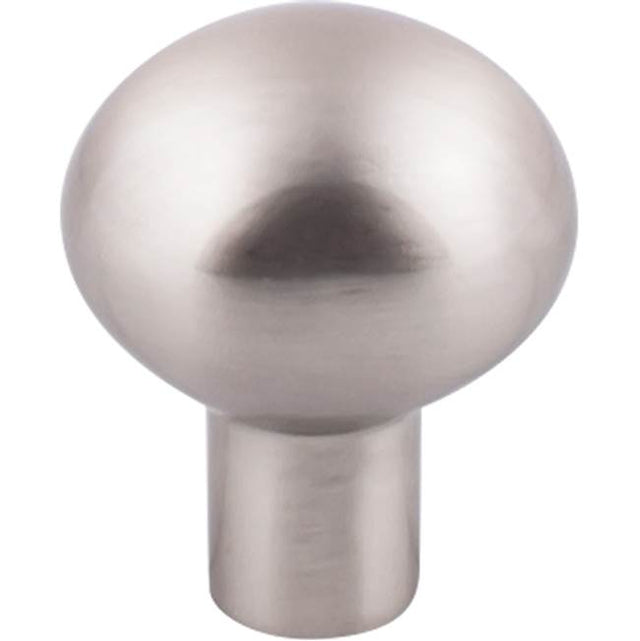 Top Knobs - Aspen II Small Egg Knob 1 3/16 Inch Brushed Satin Nickel - Brushed Satin Nickel