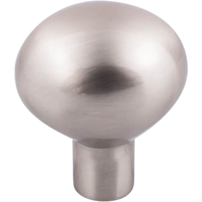 Top Knobs - Aspen II Large Egg Knob 1 7/16 Inch Brushed Satin Nickel - Brushed Satin Nickel