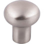 Top Knobs - Aspen II Round Knob 7/8 Inch Brushed Satin Nickel - Brushed Satin Nickel