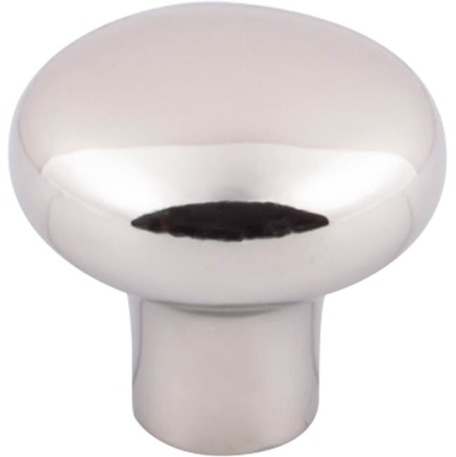 Top Knobs - Aspen II Round Knob 1 3/8 Inch Polished Nickel - Polished Nickel