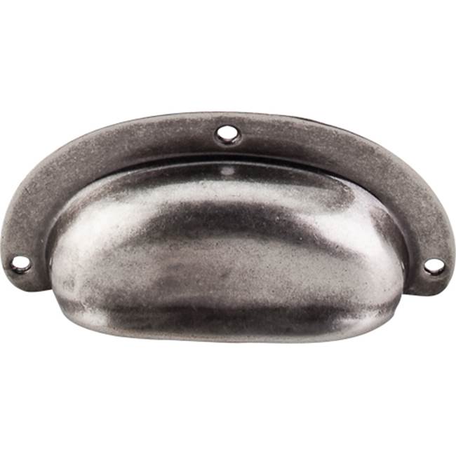 Top Knobs - Mayfair Cup Pull 3 3/4 Inch Pewter Antique - Pewter Antique