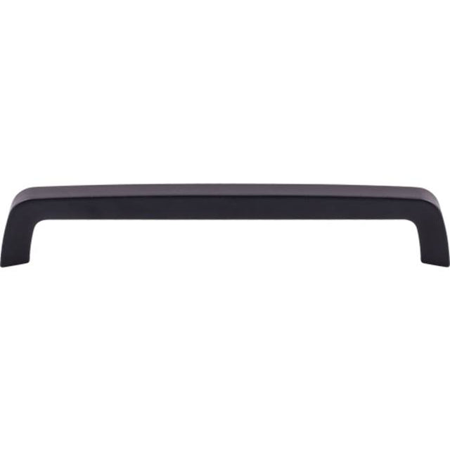 Top Knobs - Tapered Bar Pull 7 9/16 Inch (c-c) Flat Black - Flat Black