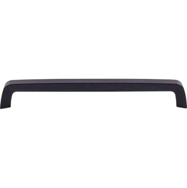 Top Knobs - Tapered Bar Pull 8 13/16 Inch (c-c) Flat Black - Flat Black