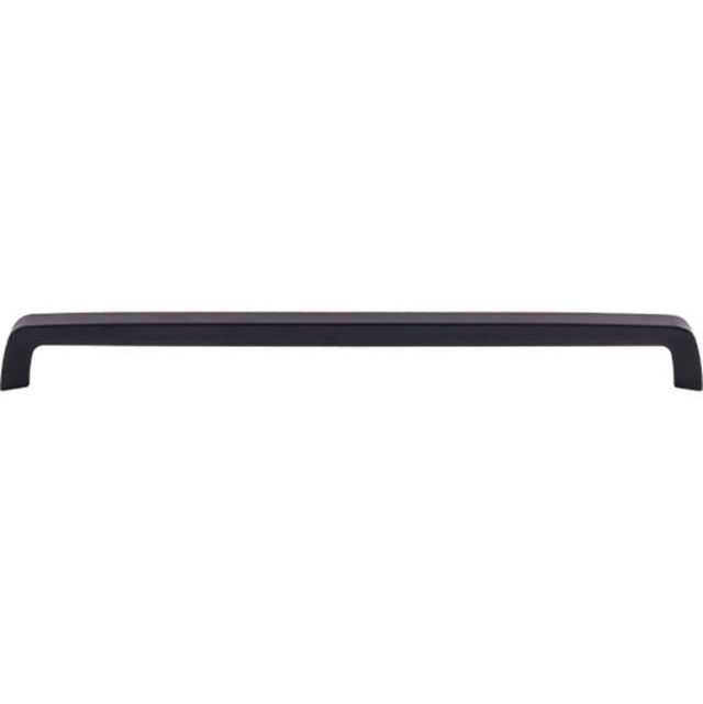 Top Knobs - Tapered Bar Pull 12 5/8 Inch (c-c) Flat Black - Flat Black