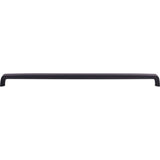Top Knobs - Tapered Bar Pull 17 5/8 Inch (c-c) Flat Black - Flat Black