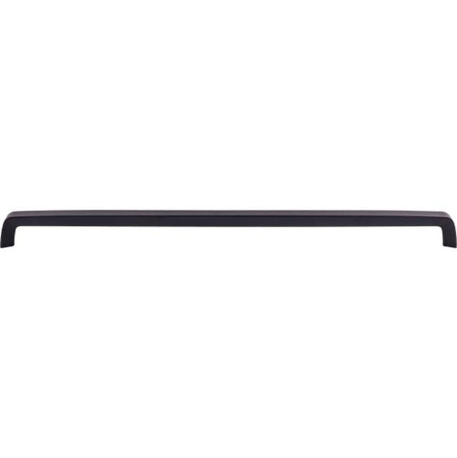 Top Knobs - Tapered Bar Pull 17 5/8 Inch (c-c) Flat Black - Flat Black