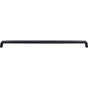 Top Knobs - Tapered Bar Pull 17 5/8 Inch (c-c) Flat Black - Flat Black
