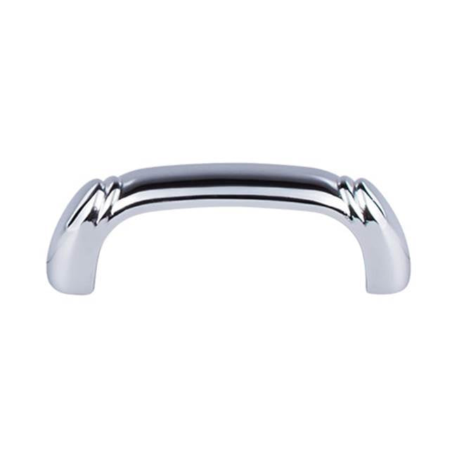 Top Knobs - Dover D Pull 2 1/2 Inch (c-c) Polished Chrome - Polished Chrome