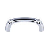 Top Knobs - Dover D Pull 2 1/2 Inch (c-c) Polished Chrome - Polished Chrome