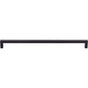 Top Knobs - Square Bar Pull 12 5/8 Inch (c-c) Flat Black - Flat Black