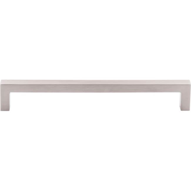 Top Knobs - Square Bar Pull 7 9/16 Inch (c-c) Brushed Satin Nickel - Brushed Satin Nickel