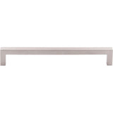 Top Knobs - Square Bar Pull 7 9/16 Inch (c-c) Brushed Satin Nickel - Brushed Satin Nickel