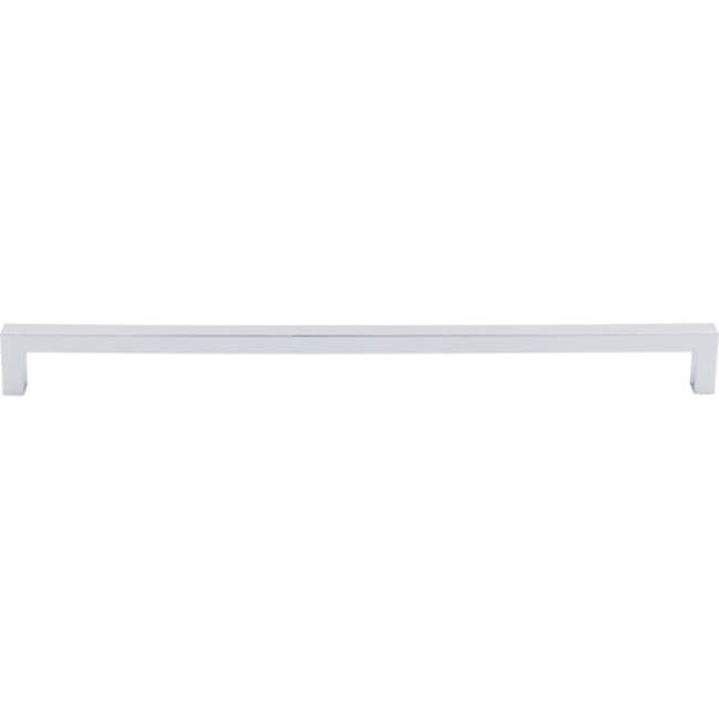 Top Knobs - Square Bar Pull 12 5/8 Inch (c-c) Polished Chrome - Polished Chrome