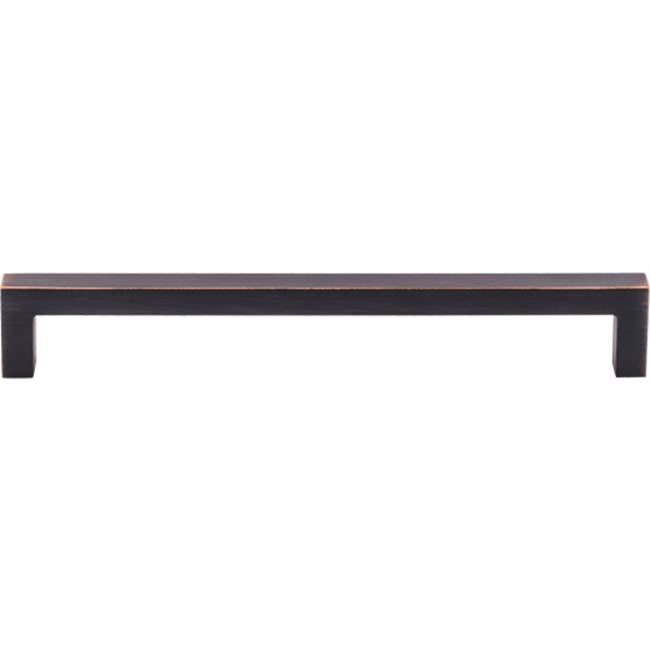 Top Knobs - Square Bar Pull 7 9/16 Inch (c-c) Tuscan Bronze - Tuscan Bronze