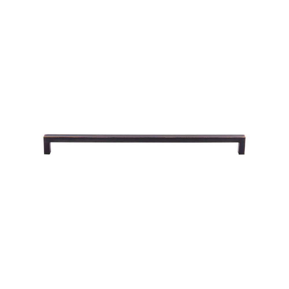 Top Knobs - Square Bar Pull 17 5/8 Inch (c-c) Tuscan Bronze - Tuscan Bronze