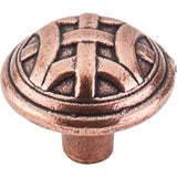 Top Knobs - Celtic Large Knob 1 1/4 Inch Old English Copper - Old English Copper