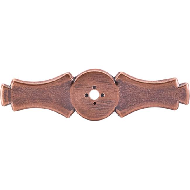 Top Knobs - Celtic Backplate 3 5/8 Inch Old English Copper - Old English Copper