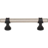 Top Knobs - Bit Pull 3 3/4 Inch (c-c) Pewter Antique and Flat Black