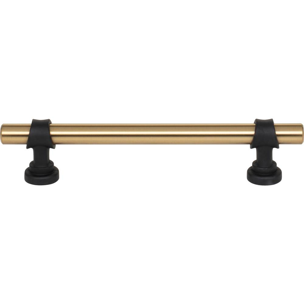 Top Knobs - Bit Pull 5 1/16 Inch (c-c) Honey Bronze and Flat Black