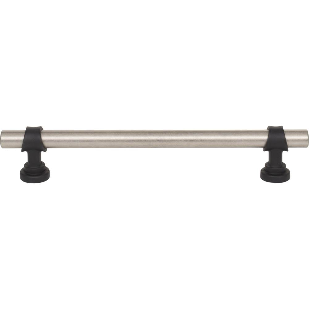 Top Knobs - Bit Pull 6 5/16 Inch (c-c) Pewter Antique and Flat Black
